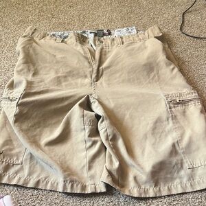 Quiksilver Men's Beige Cargo Shorts